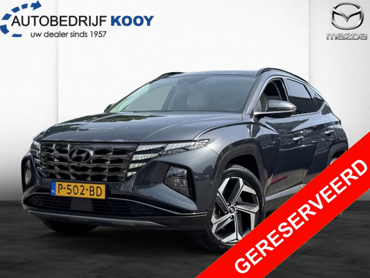 Hyundai Tucson - 1.6 T-GDI HEV Premium Sky / Trekhaak / Beige leder - AutoWereld.nl