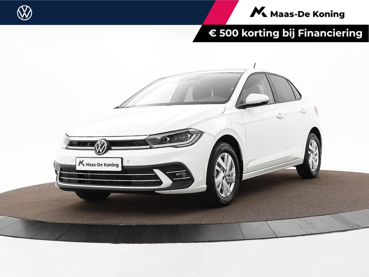 Volkswagen Polo - 1.0 TSI 95pk DSG Style · Panoramadak · Matrix LED · Stoelverwarming · ACC · Sfeerverlichti - AutoWereld.nl