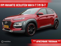 Hyundai Kona - 1.6 GDI HEV Fashion Sport, Rosso Color Package, Trekhaak, Donker glas + zwarte hemel, Navi
