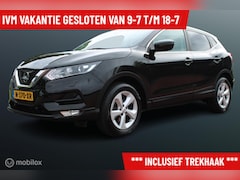 Nissan Qashqai - 1.2 N-Connecta Automaat, Trekhaak, Pdc voor + achter + camera, Cruise, Clima, Donker glas,