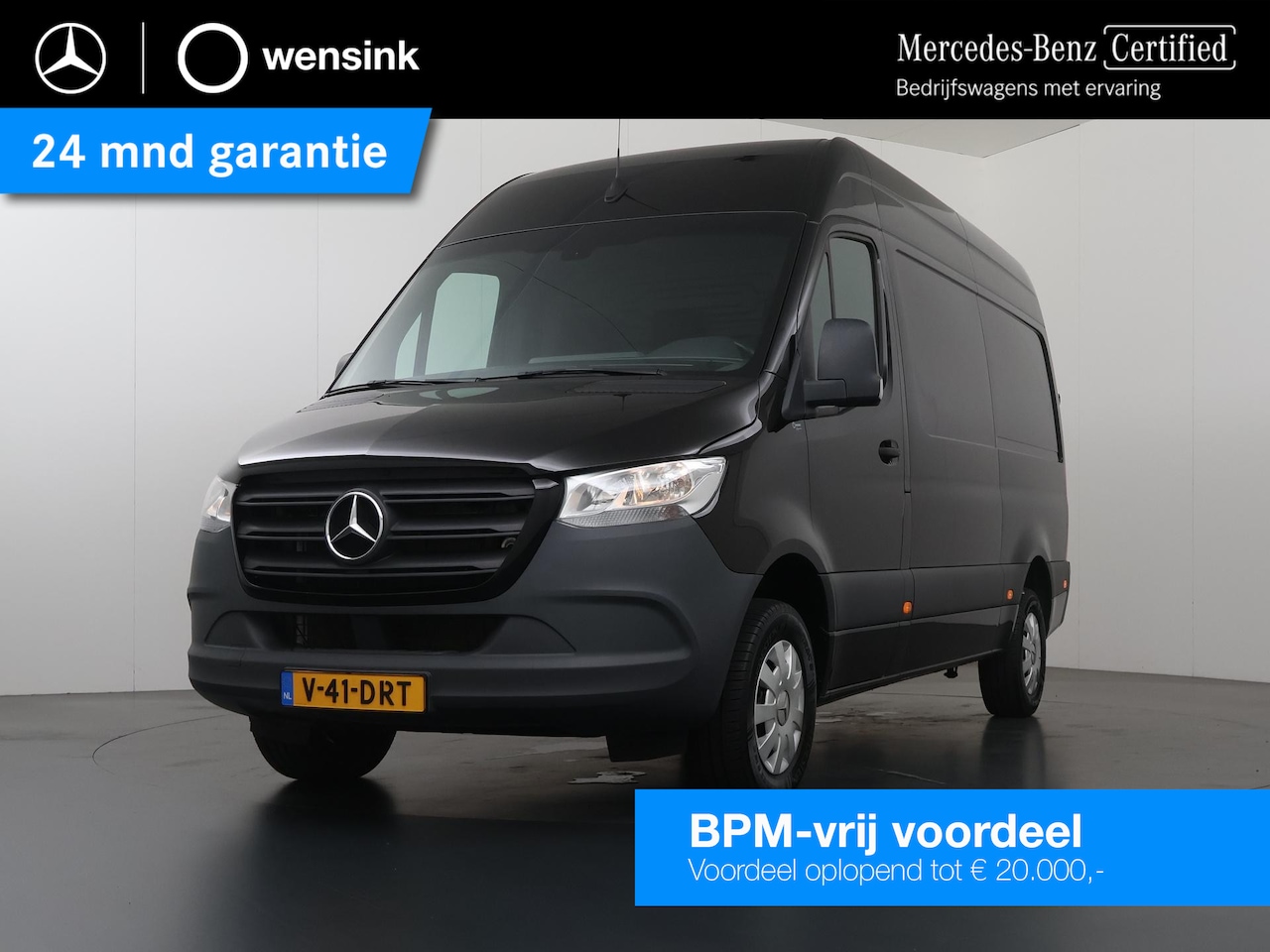 Mercedes-Benz Sprinter - 317 CDI | Aut. | L2 H2 | Airco | Trekhaak | 3-zits | 3500kg. AHW | Certified - AutoWereld.nl