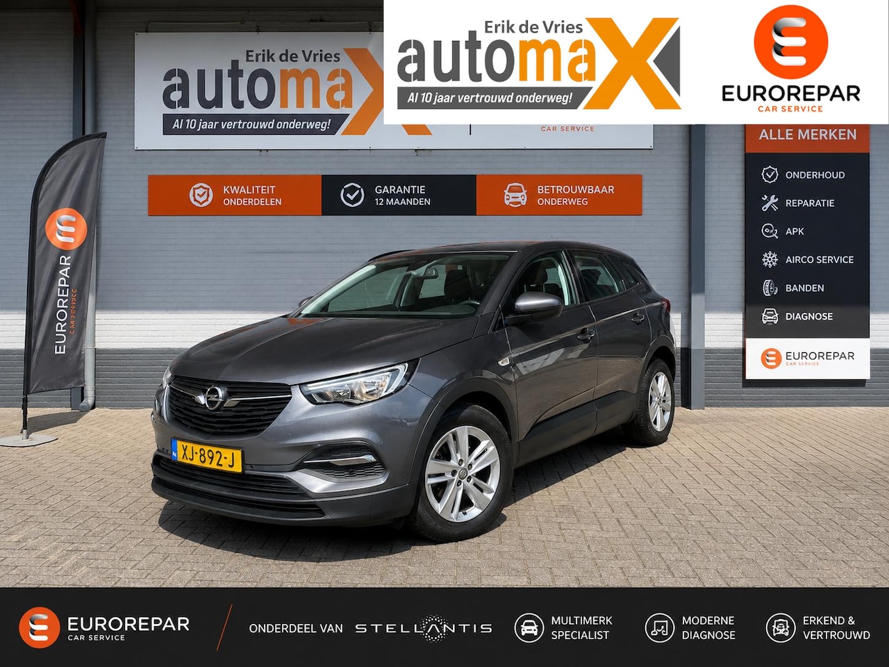 Opel Grandland X - 1.2 Turbo Online Edition |CarPlay!|Navi!|Automaat!| - AutoWereld.nl