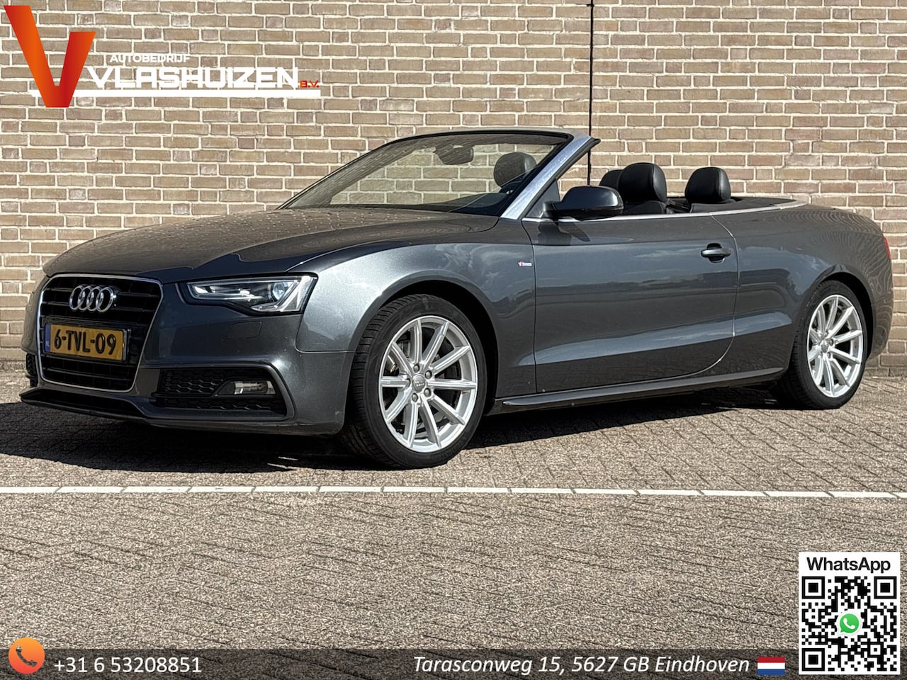 Audi A5 Cabriolet - 1.8 TFSI Sport Edition | Leder | Climate | Cruise | Navi | PDC | Stoelverwarming | - AutoWereld.nl
