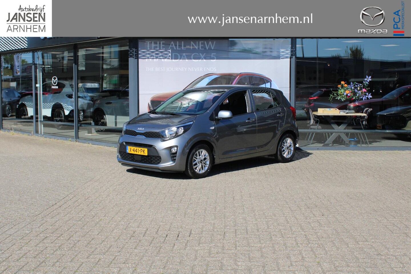 Kia Picanto - 1.0 DPi DynamicLine Ede, Apple Carplay, 14 Inch LMV, All Season, Airco, Cruise, Bluetooth, - AutoWereld.nl