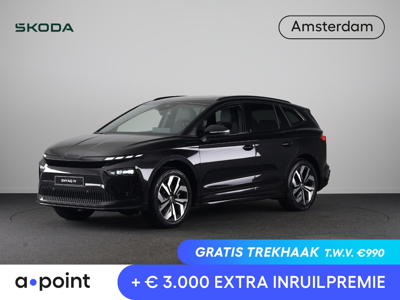 Skoda Enyaq iV - 85 Sportline | Panoramadak | 20 inch | Sportstoelen | Adaptive Cruise | Blind Spot - AutoWereld.nl