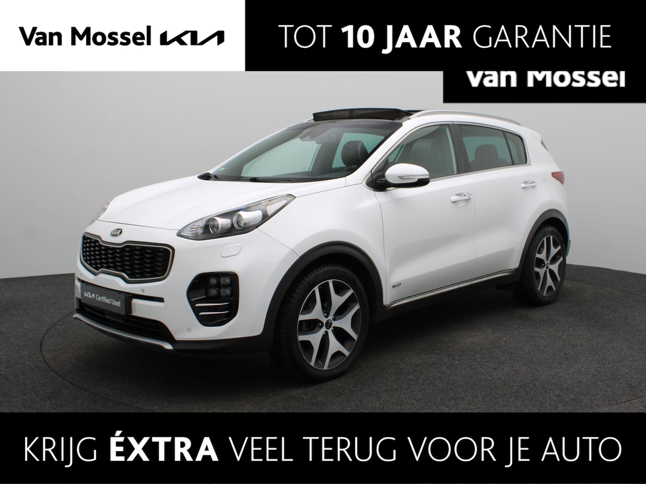 Kia Sportage - 1.6 T-GDI 4WD GT-Line PlusLine | Opendak | Clima | Stoel verkoeling | Automaat | 1600 kg t - AutoWereld.nl