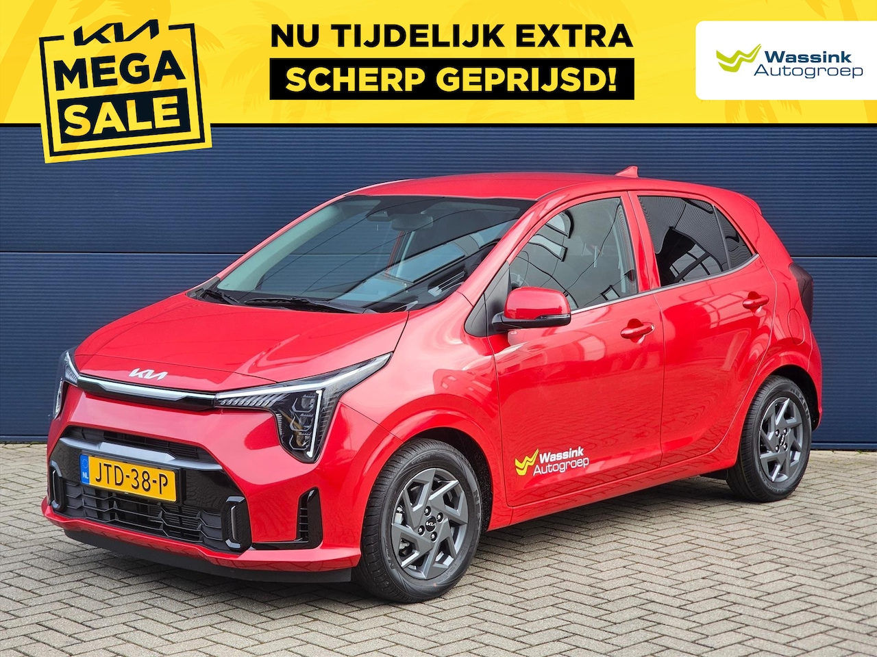Kia Picanto - 1.0 DPi 4-zits DynamicPlusLine | Camera | Apple Carplay | Navigatie | Airco | Lichtmetalen - AutoWereld.nl