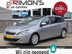 Peugeot 308 SW - 1.2 PureTech Navi Dealer Onderhouden Trekhaak Pano
