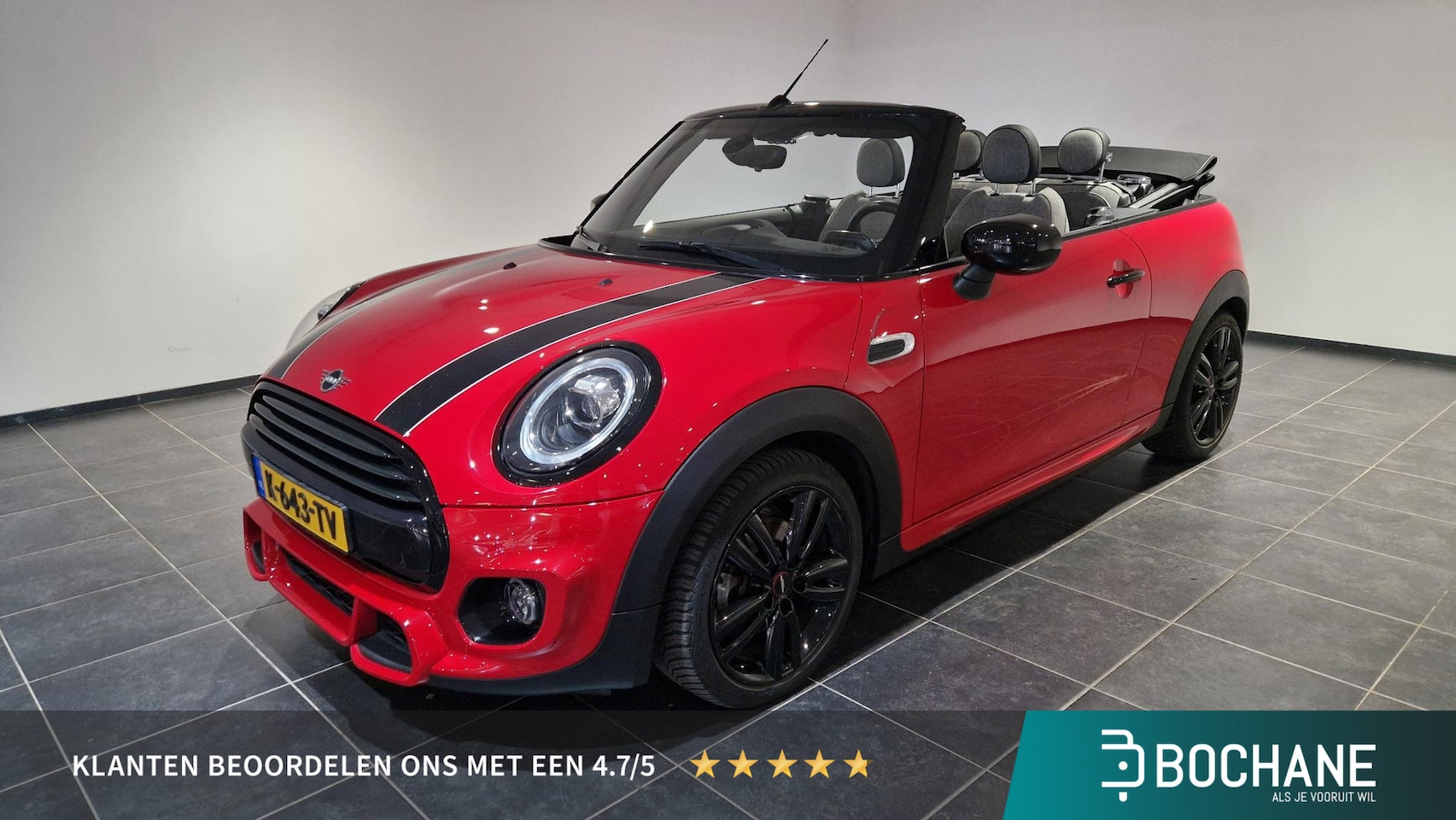 MINI Cabrio - 1.5 Cooper Sidewalk Edition | Navigatie | Halflederen interieur | Keyless entry | Stoelver - AutoWereld.nl