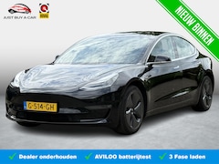 Tesla Model 3 - Long Range AWD 75 kWh SOH 86, 4% / 3 Fase / Panoramadak / 5X Stoelverwarming / Memory / Fu
