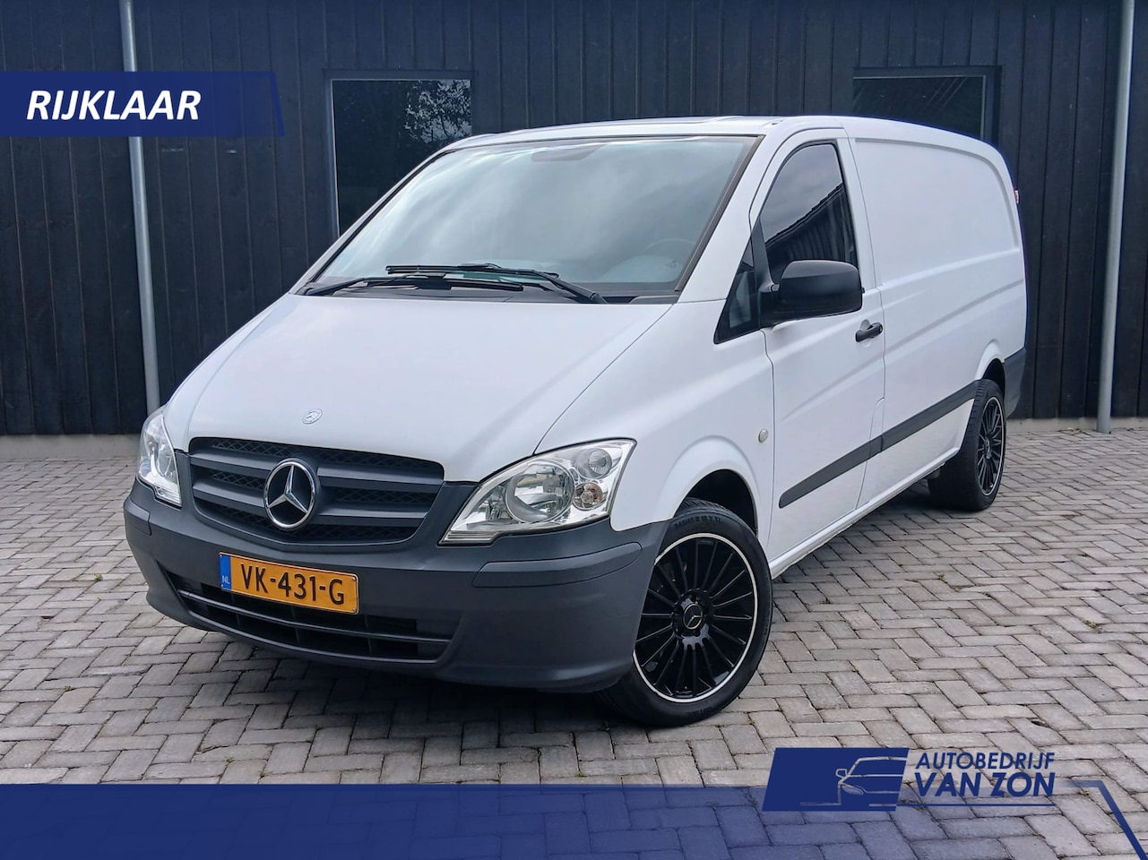 Mercedes-Benz Vito - 113 CDI 320 113CDI 190PK L2 MARGE 18Inch Leer Airco AMG-Look 100% Onderhouden Rijklaar - AutoWereld.nl