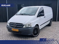 Mercedes-Benz Vito - 113 CDI 320 113CDI 190PK L2 MARGE 18Inch Leer Airco AMG-Look 100% Onderhouden Rijklaar