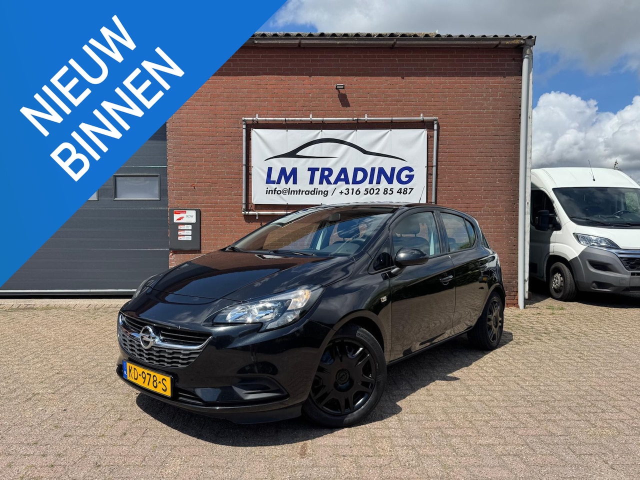 Opel Corsa - 1.0 Turbo Edition 5-DEURS AIRCO 6-BAK 2 SLEUTELS + BOEKJES! NAP! ZWART OP ZWART! - AutoWereld.nl
