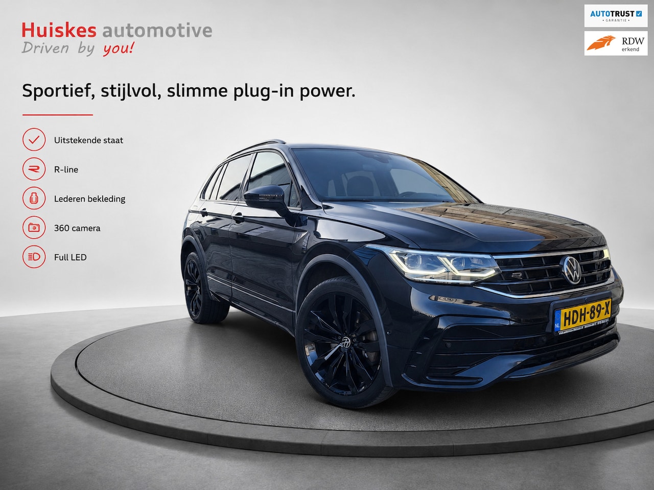 Volkswagen Tiguan - 1.4 TSI eHybrid R-Line/Leer/360 camera/head-up/LED - AutoWereld.nl