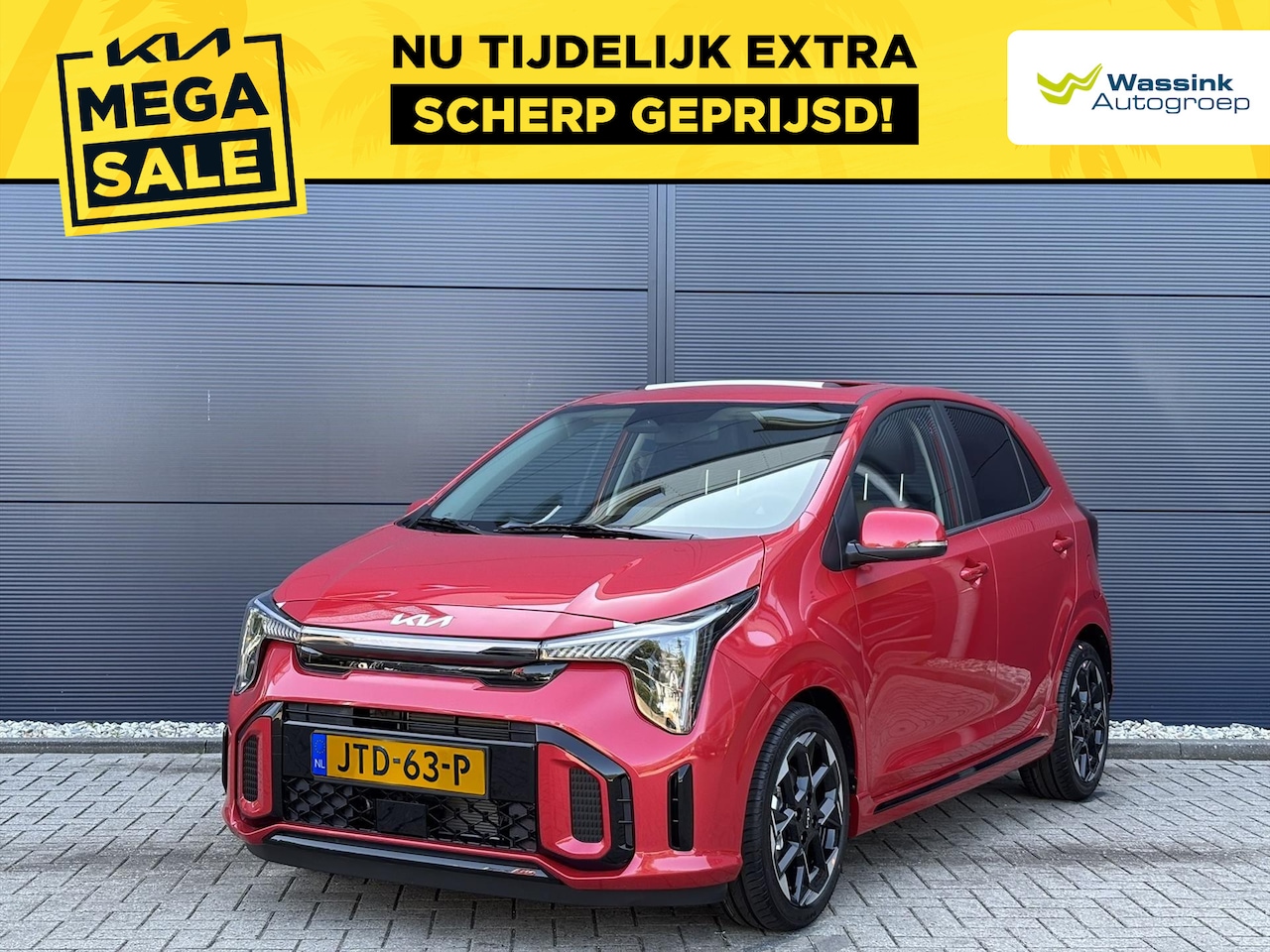 Kia Picanto - 1.0 DPi 63pk 4-zits GT-Line | Stoel-/Stuurverwarming | Apple CarPlay/ Android Auto | Smart - AutoWereld.nl
