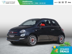 Fiat 500 C - Hybrid RED | Cabrio | Airco | Cruise | PDC | Apple Carplay