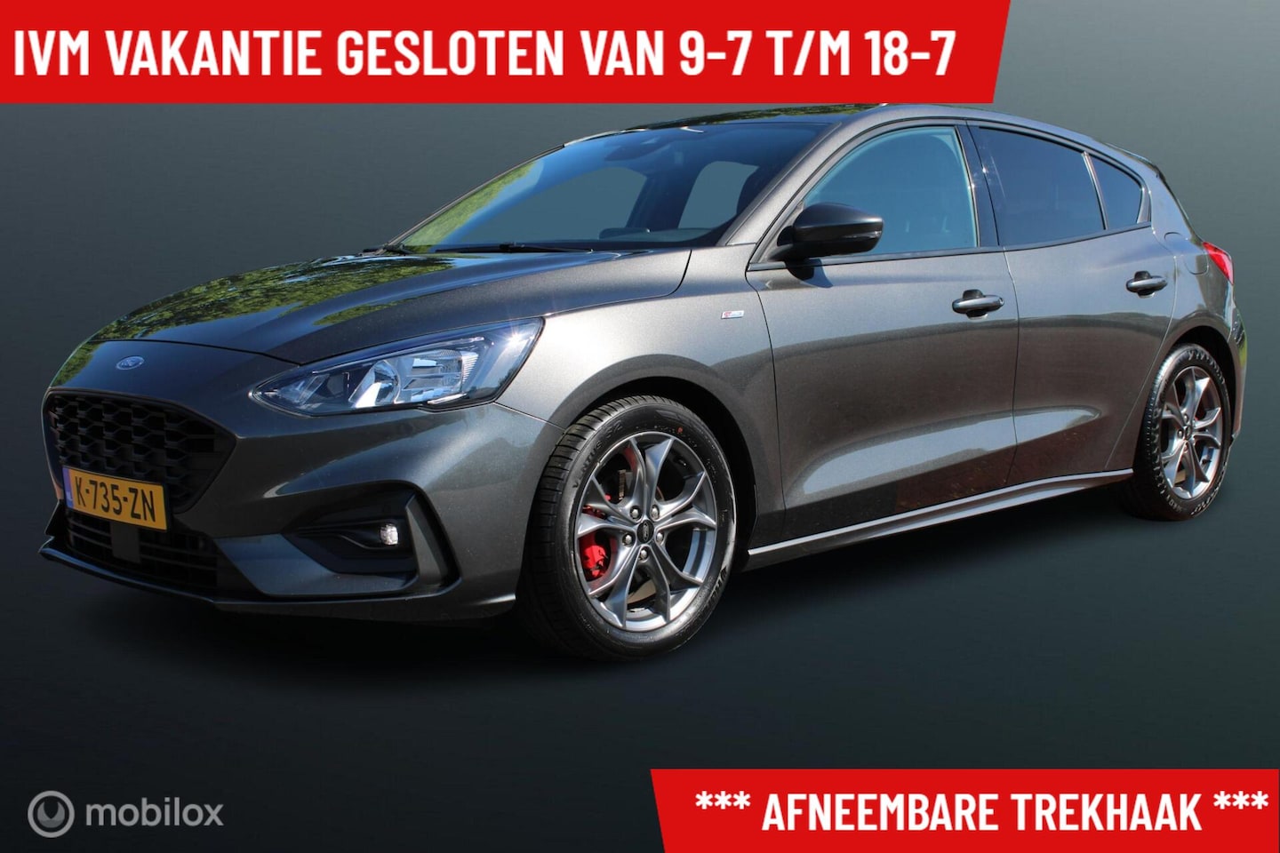 Ford Focus - 1.0 EcoBoost Hybrid ST Line X Business 1.0 EcoBoost 125 PK Hybrid ST Line X Business, Trekhaak, Donker glas, Cruise, Clima, Pdc v - AutoWereld.nl