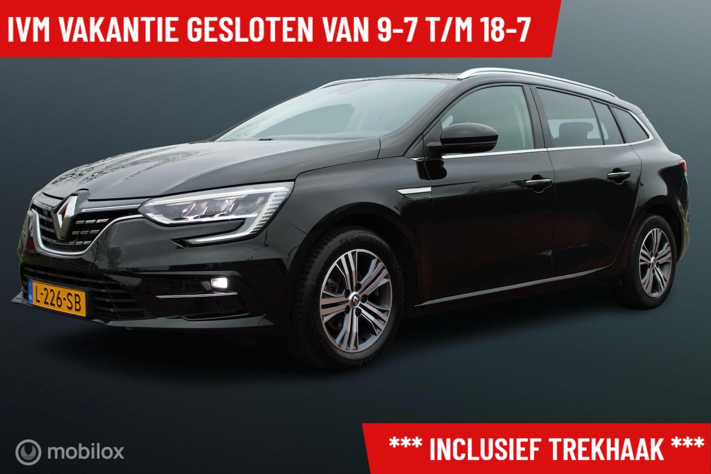 Renault Mégane Estate - 1.0 TCe Intens 1.0 TCe 115 PK Intens, Trekhaak, Full Ledverlichting, Pdc voor + achter, Donker glas, Navi - AutoWereld.nl