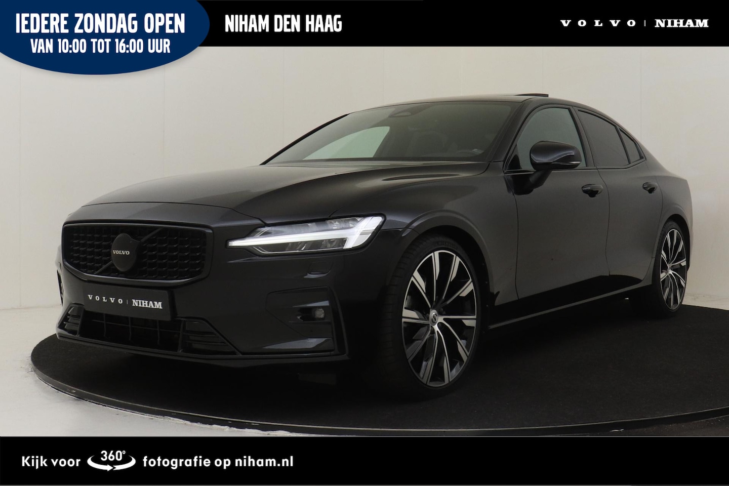 Volvo S60 - B4 (M-HYBRID) ULTIMATE DARK -PANO.DAK|HARMAN/KARDON|HEAD-UP DISP.|MEMORY-SEATS|CAMERA|BLAC - AutoWereld.nl