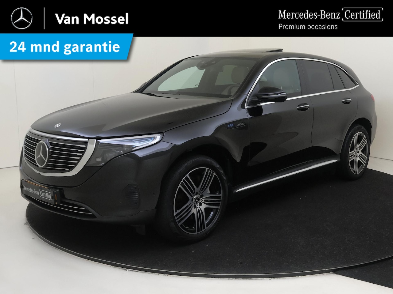 Mercedes-Benz EQC - 400 4MATIC Luxury Line 80 kWh /Schuifdak /20 Inch /Keyless go /CarPlay /Distronic /18.247 - AutoWereld.nl