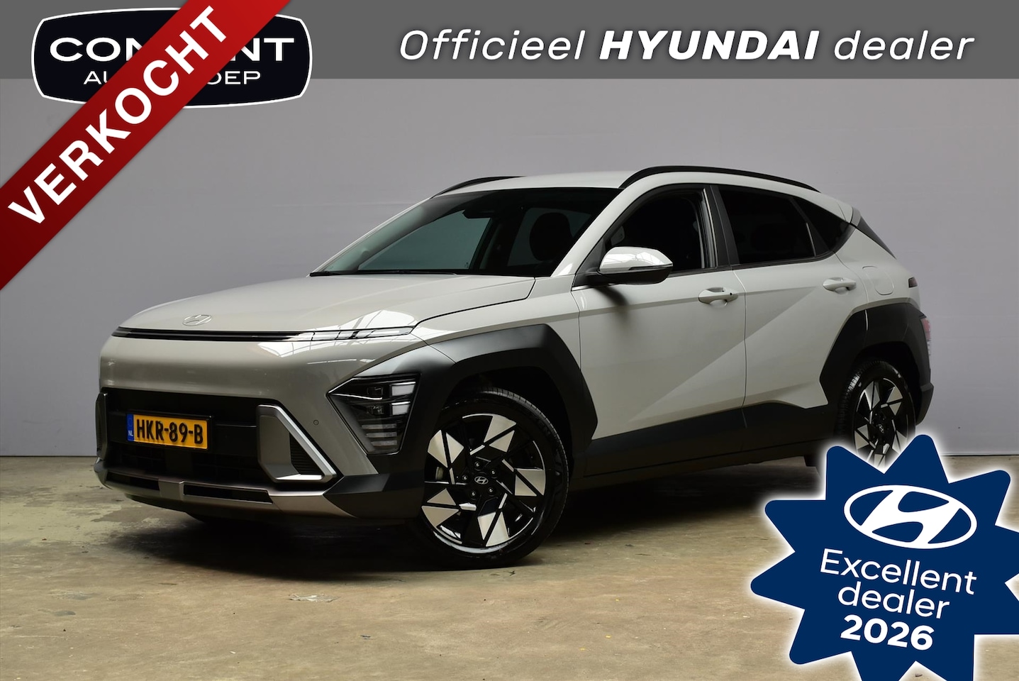 Hyundai Kona - 1.6i Hybride Automaat Comfort Smart I Navi + Camera - AutoWereld.nl