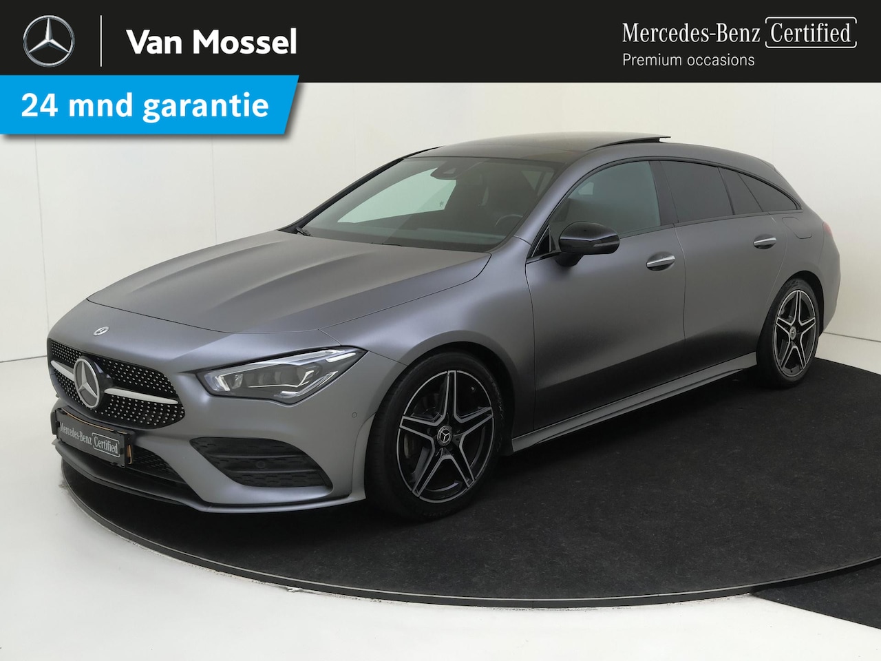 Mercedes-Benz CLA-klasse Shooting Brake - 180 Business Solution AMG Panoramadak / Keyless / Nightpakket / Parkeercamera / Sfeerverli - AutoWereld.nl