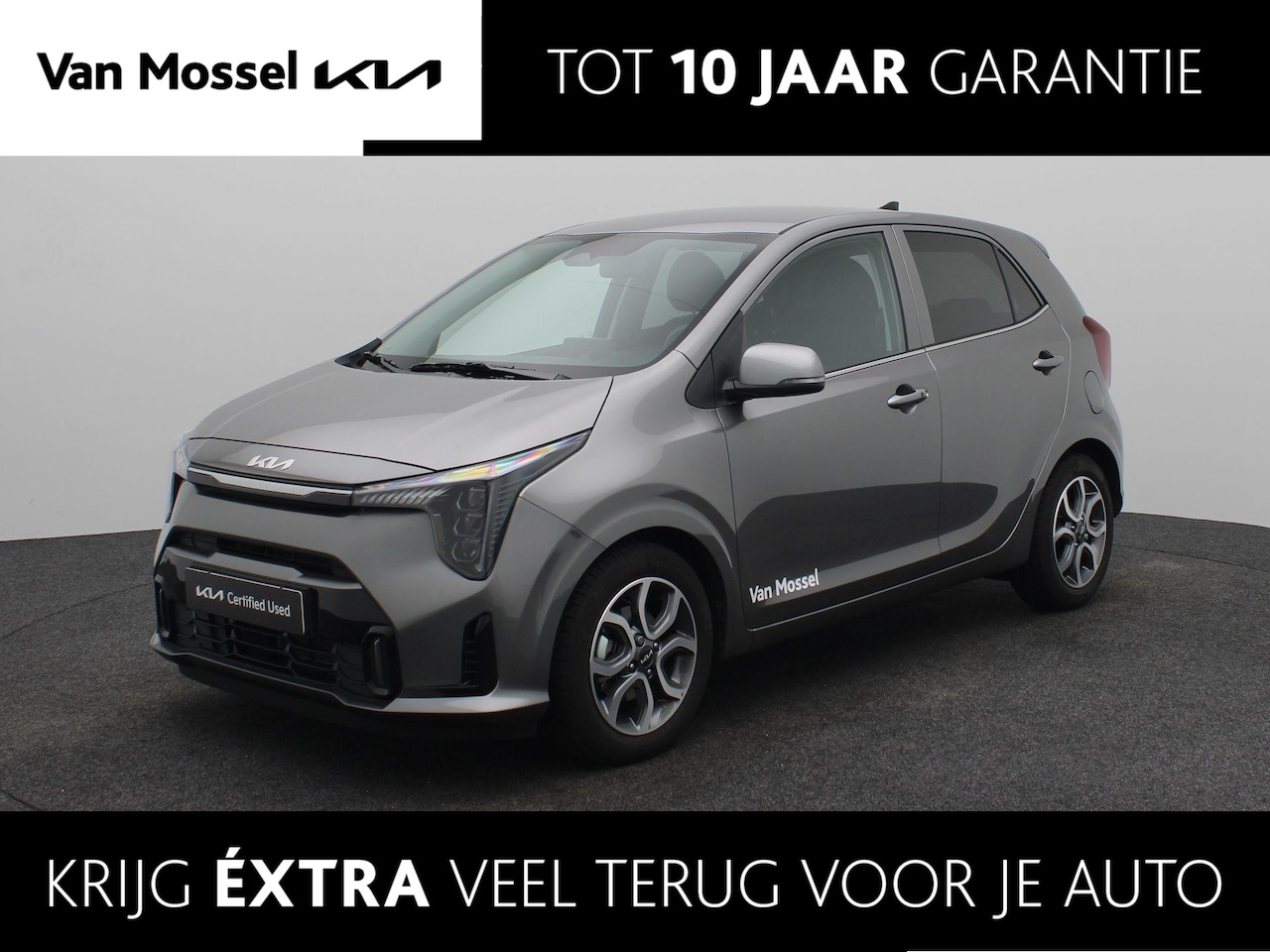 Kia Picanto - 1.0 DPI ExecutiveLine Keyless | Stoelverwarming | Clima | Camera | Navi | Cruise - AutoWereld.nl