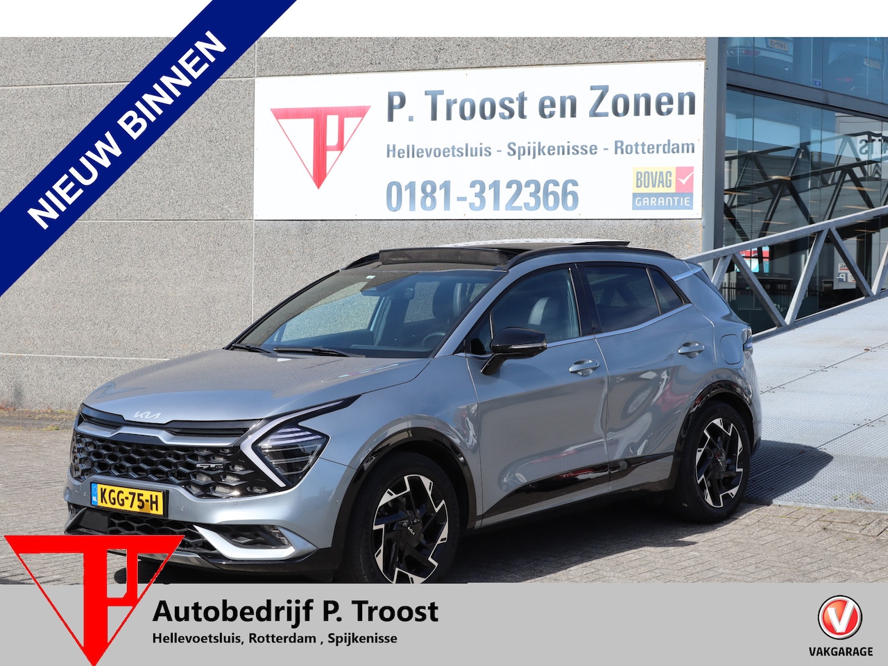 Kia Sportage - 1.6 T-GDi Plug-in Hybrid AWD GT-PlusLine Dealeronderhouden! Panoramadak/360 Camera/Harman - AutoWereld.nl