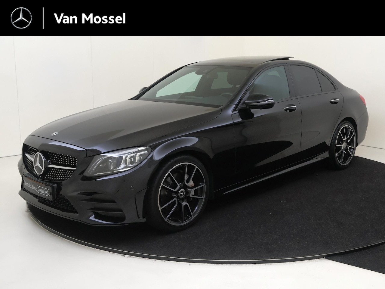 Mercedes-Benz C-klasse - 180 Premium Plus Pack /Panoramadak /Burmester /360 Camera /19 Inch /Nightpakket - AutoWereld.nl