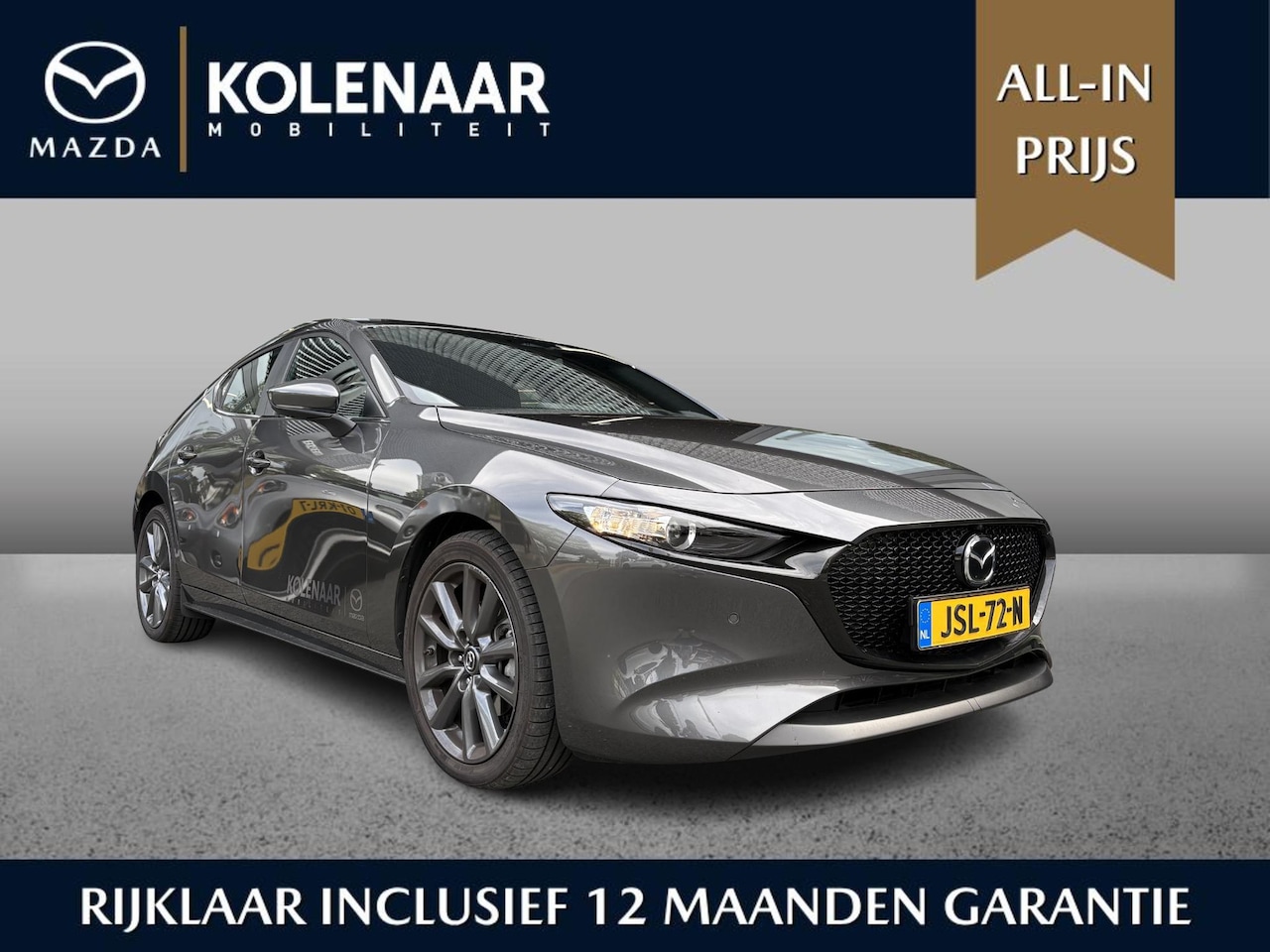 Mazda 3 - 2.5 automaat e-Sky-G 140pk Centre-line - Driver Assistance Pack | Demo* | Navi | HUD | Key - AutoWereld.nl