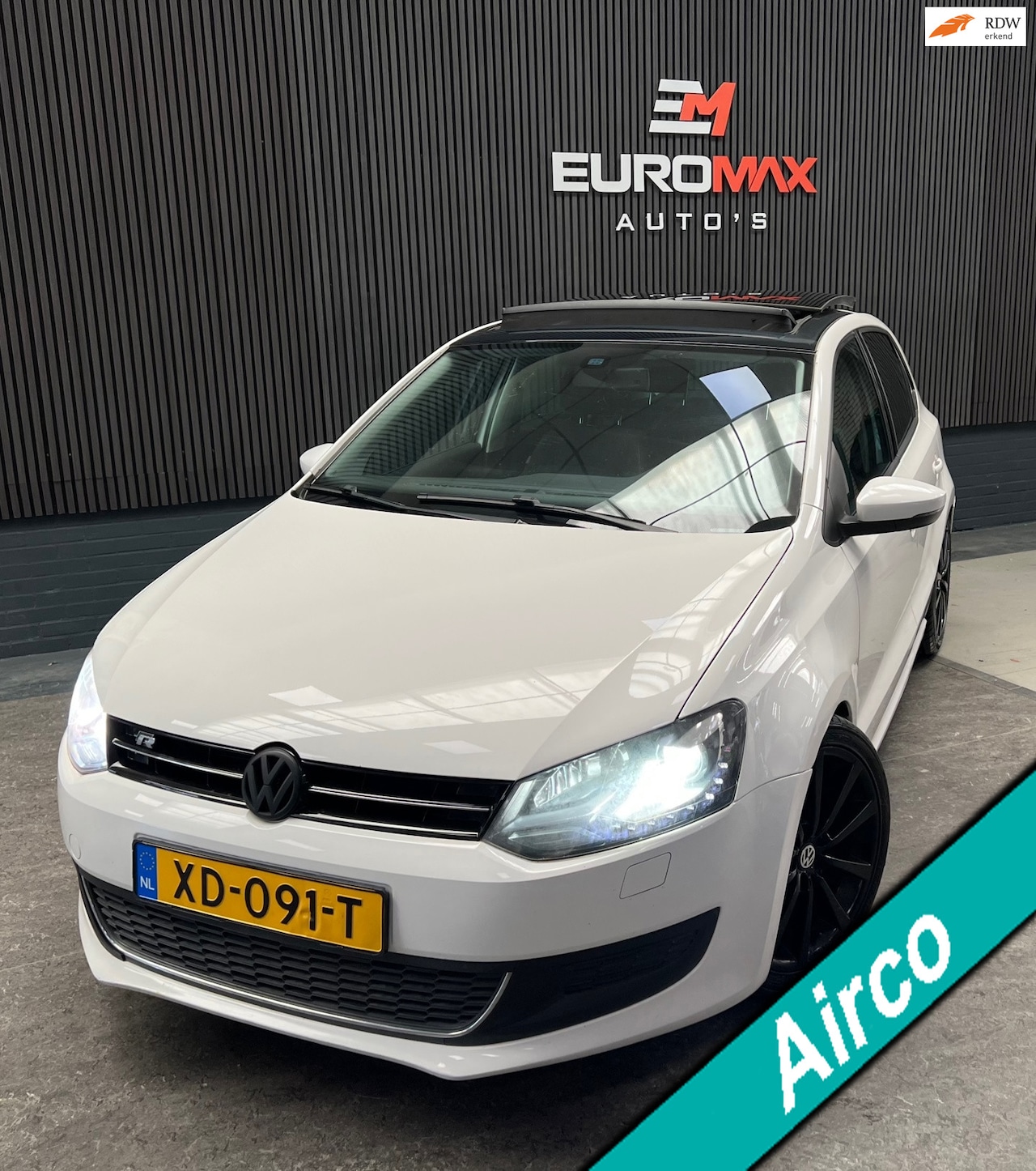 Volkswagen Polo - 1.2 TSI Highline Opendak - Distr. Ketting Verv. - AutoWereld.nl