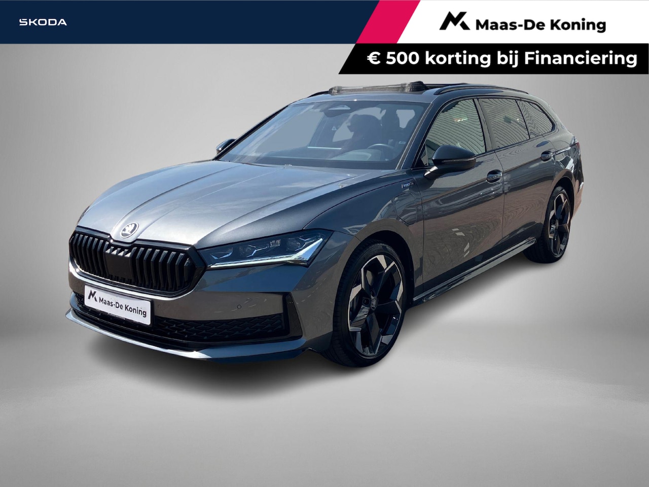 Skoda Superb Combi - 1.5TSI 150kW/204PK PHEV Sportline DSG · Panoramadak · Apple/Android Car Play · Camera · L - AutoWereld.nl