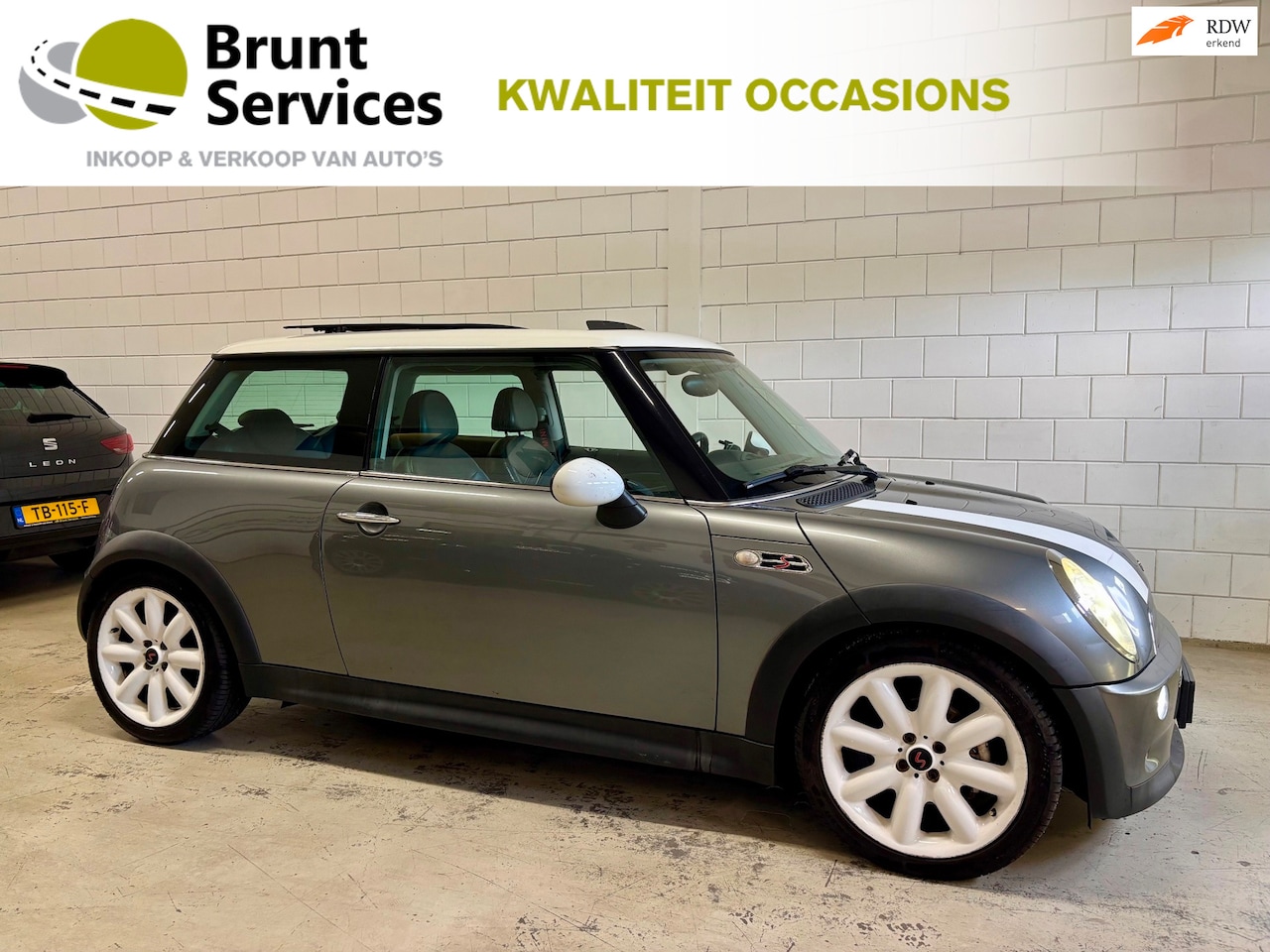 MINI 3-Deurs - 1.6 Cooper S Chili Panodak|leer|Volledig onderhouden !! - AutoWereld.nl