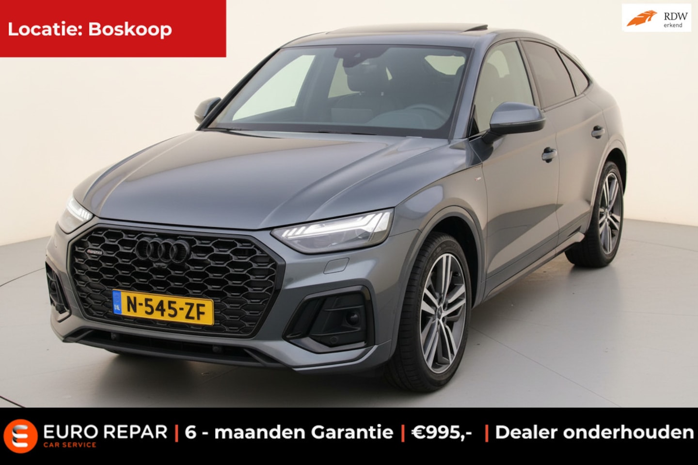 Audi Q5 Sportback - 55 TFSI e S-LINE PANO-DAK LUCHTVERING! - AutoWereld.nl