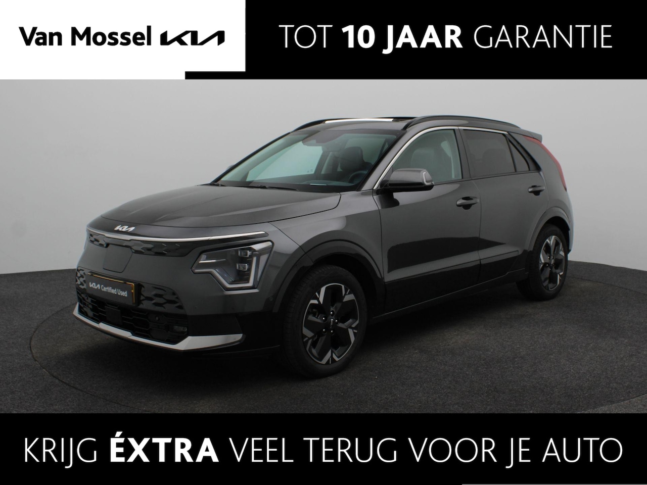 Kia Niro EV - Plus Advanced 64.8 kWh | Stoelverwarming + Ventilatie | Zonnedak | Elektr. Stoelen | Clima - AutoWereld.nl