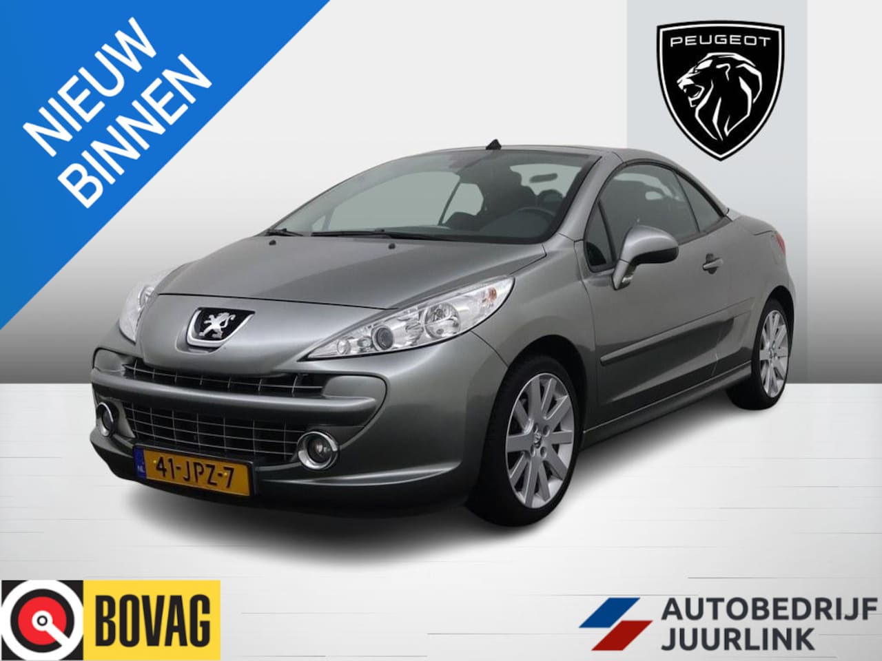 Peugeot 207 CC - 1.6 Turbo Sport Leder/Ecc/17inch/Cruise/Cabrio - AutoWereld.nl