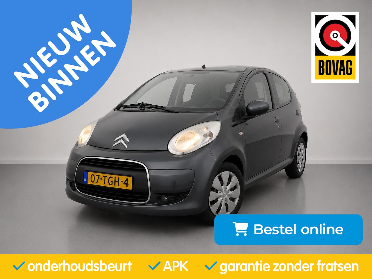 Citroën C1 - 1.0-12V Selection| Airco|Radio/MP3 speler|5DRS|Rijklaarprijs| Citroen C1 1.0-12V Selection - AutoWereld.nl