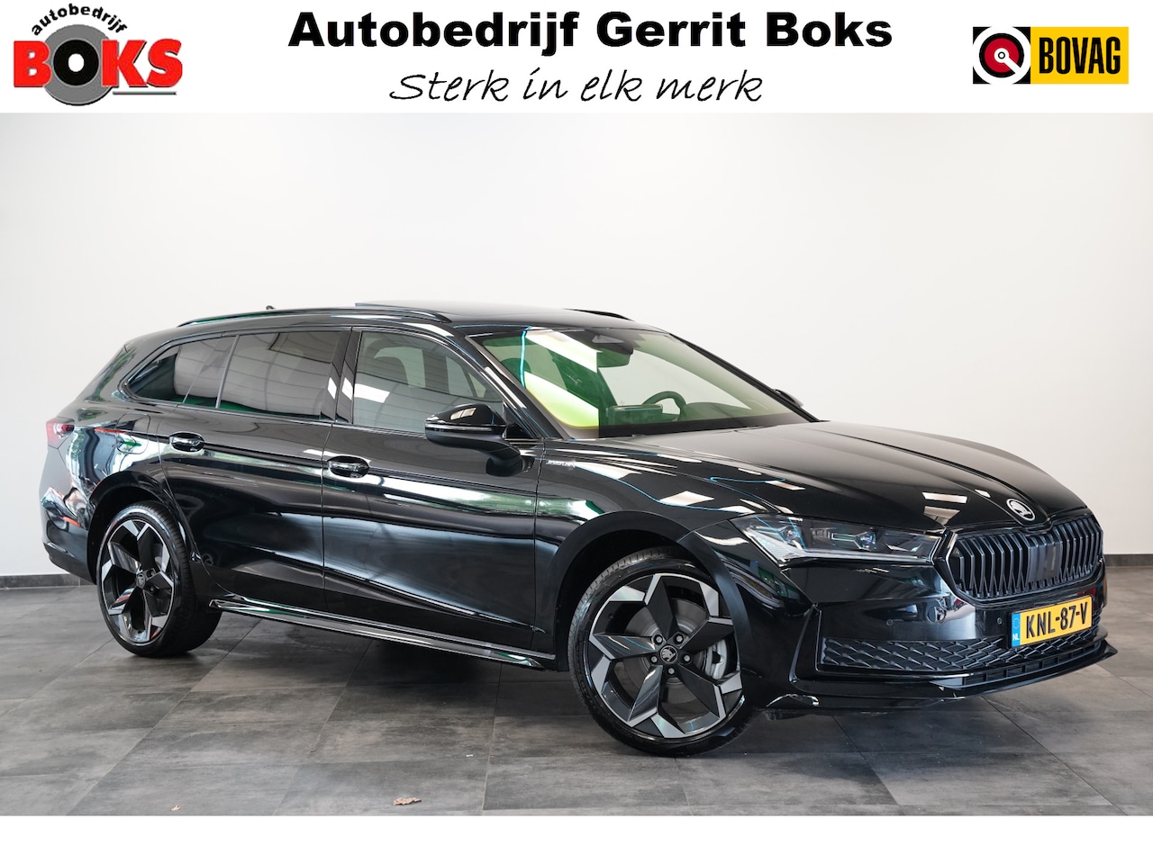 Skoda Superb Combi - 1.5 TSI PHEV Sportline Business Climate control Panoramadak Leder Elek. Stoelen Stoel Vent - AutoWereld.nl