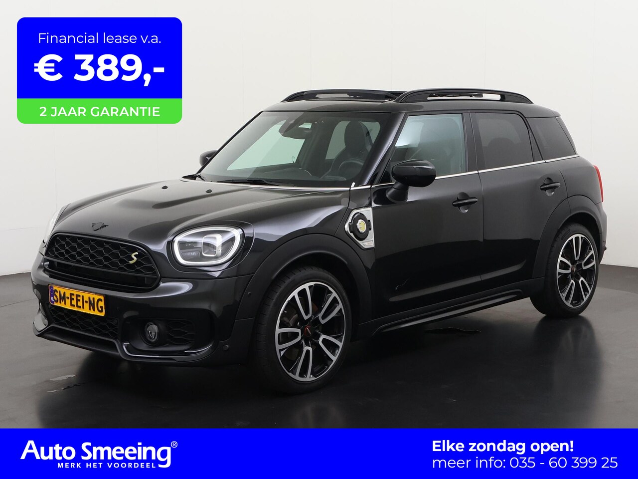MINI Countryman - Cooper S E ALL4 JCW Black Pack | Panoramadak | Camera | Elektr achterklep | Zondag open! - AutoWereld.nl