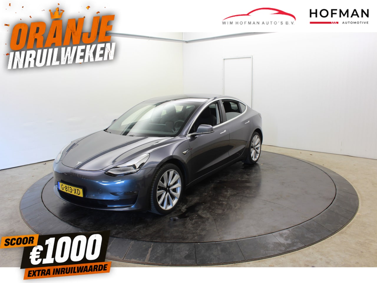Tesla Model 3 - Long Range RWD Long Range AWD 75 kWh SOH 87% Top Staat Trekhaak Autopilot FSD Comp Camera Leder Pano - AutoWereld.nl