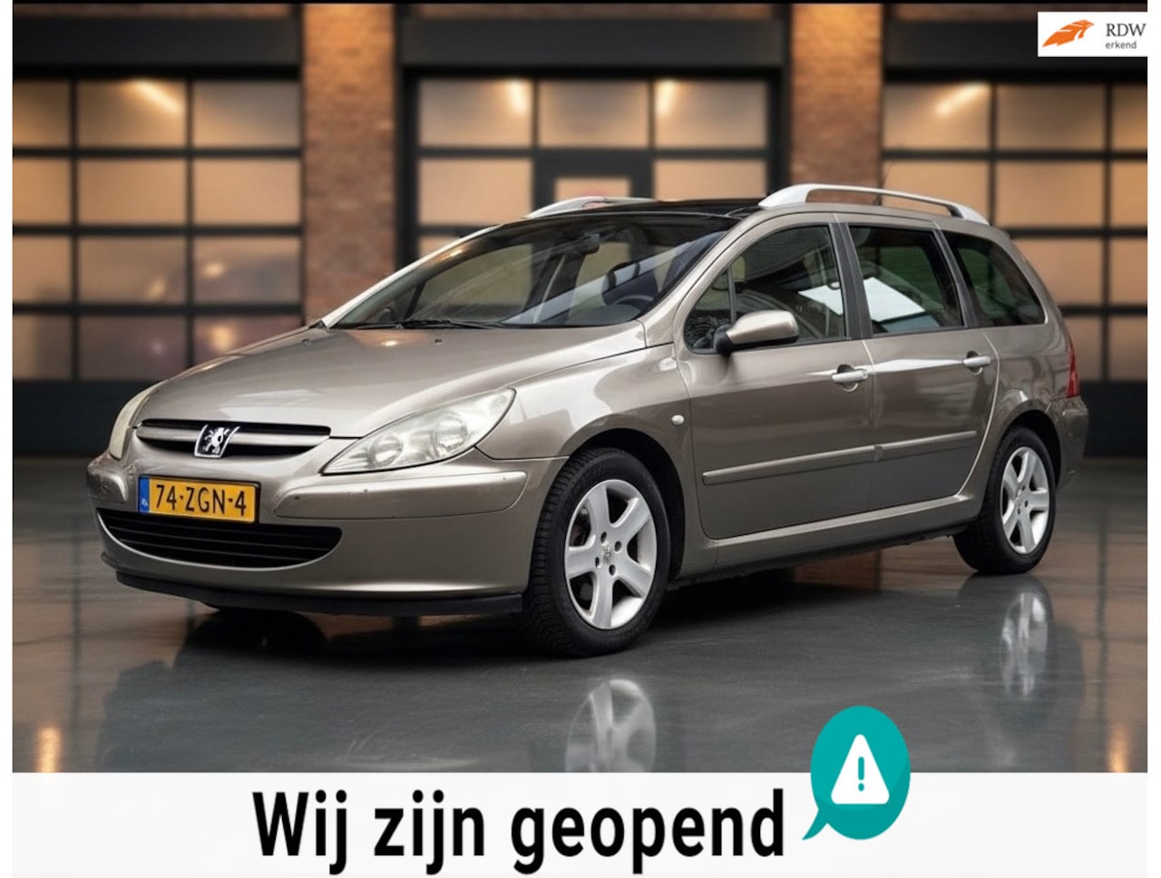 Peugeot 307 SW - 2.0 16V-airco-elek ramen-pano - AutoWereld.nl
