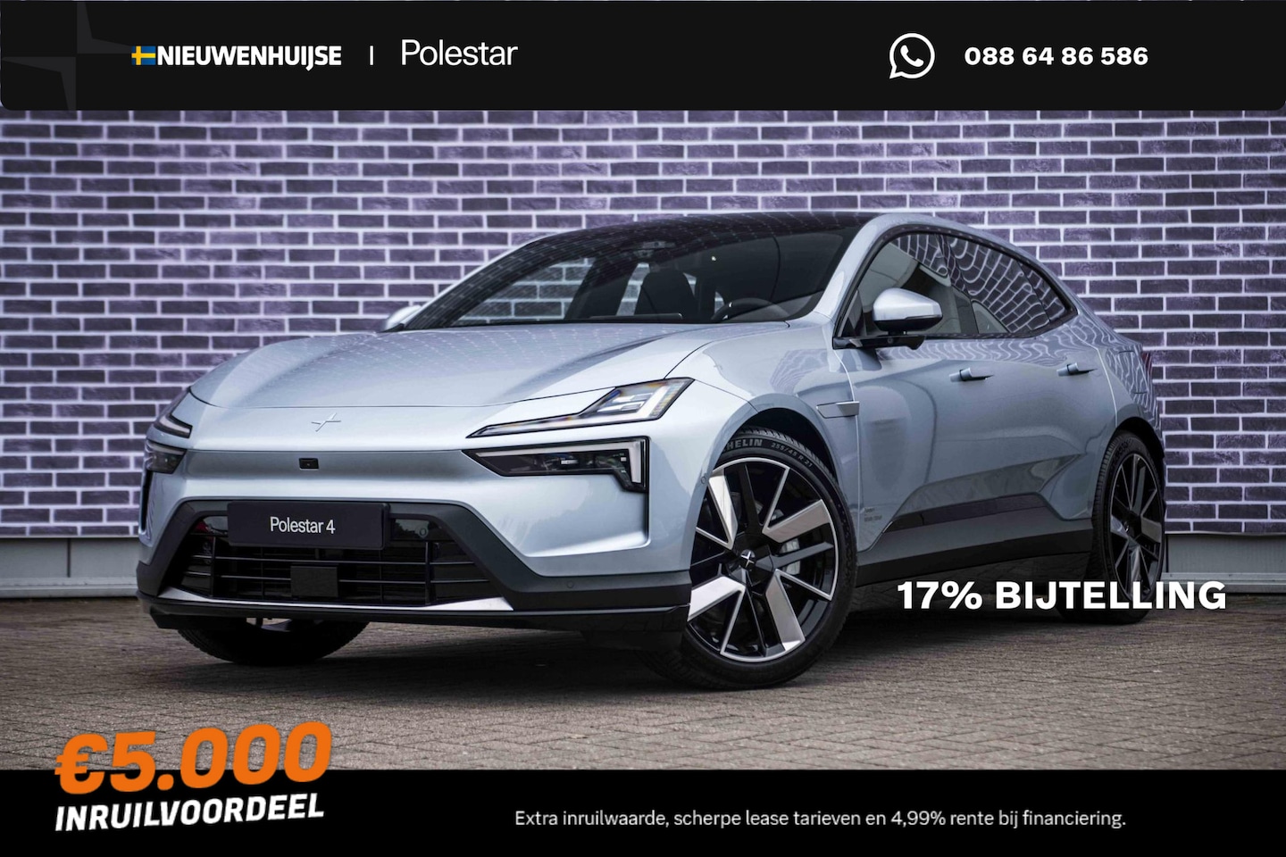 Polestar 4 - Long Range Single motor 100 kWh | Plus Pack | Pilot Pack | Nieuw op voorraad | Adaptive cr - AutoWereld.nl