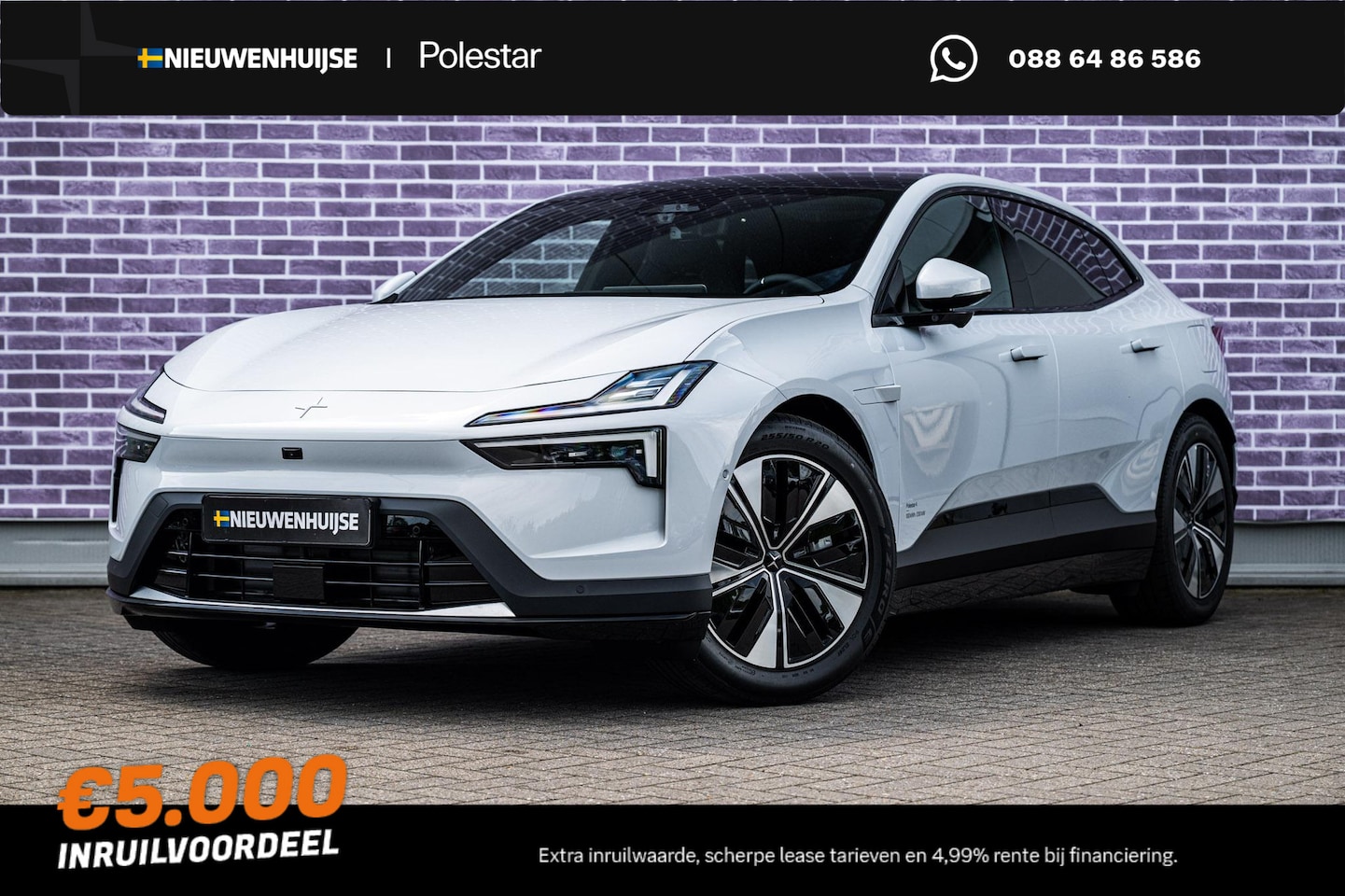Polestar 4 - Long Range Single motor Prime 100 kWh | Prime | Harman Kardon | Panoramadak | Adaptieve Cr - AutoWereld.nl