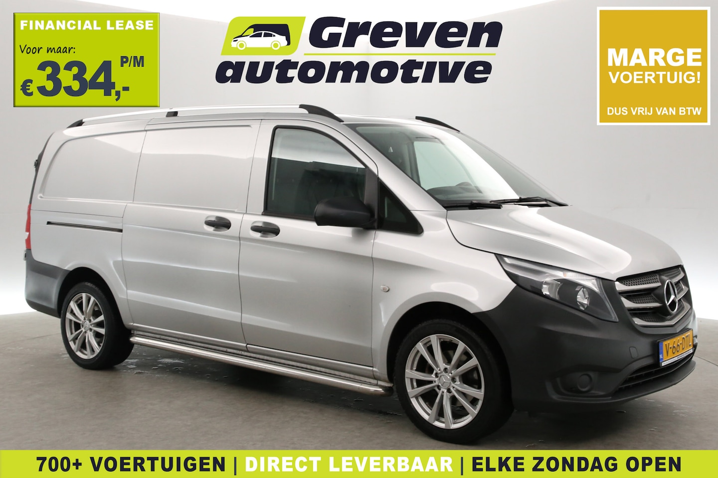 Mercedes-Benz Vito - 114 CDI Lang | Marge | Airco | Cruise | 3 Zits | Trekhaak | Stoelverw. | Leder - AutoWereld.nl