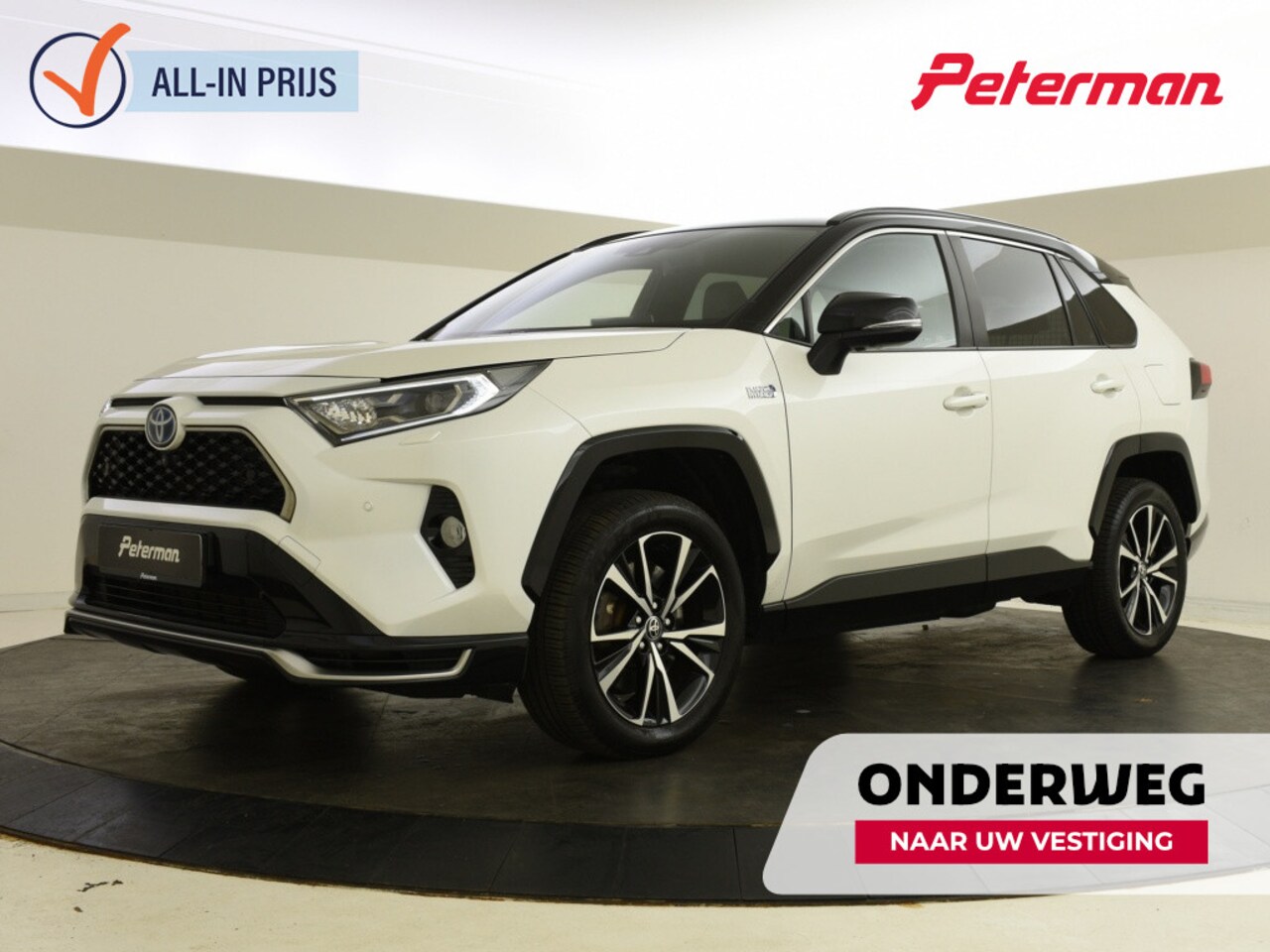 Toyota RAV4 - 2.5 Plug In Hybrid AWD Bi-Tone+ | 360 camera | Vol leer | - AutoWereld.nl