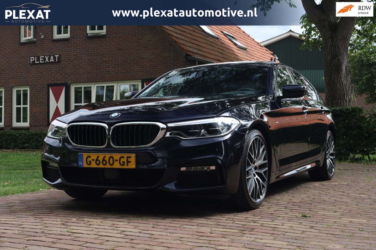 BMW 5-serie - 540i High Executive Aut. | M-Pakket | Massage | HUD | Panorama | Night Vision | Soft-Close - AutoWereld.nl