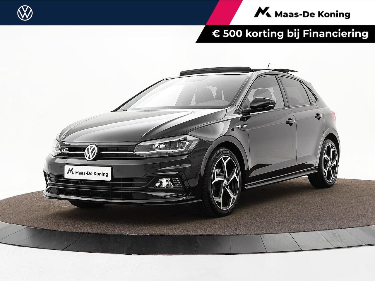 Volkswagen Polo - 1.0 TSI 95pk R-line · Panoramadak · Camera · Keyless · Stoelverwarming · Parkeerassistent - AutoWereld.nl