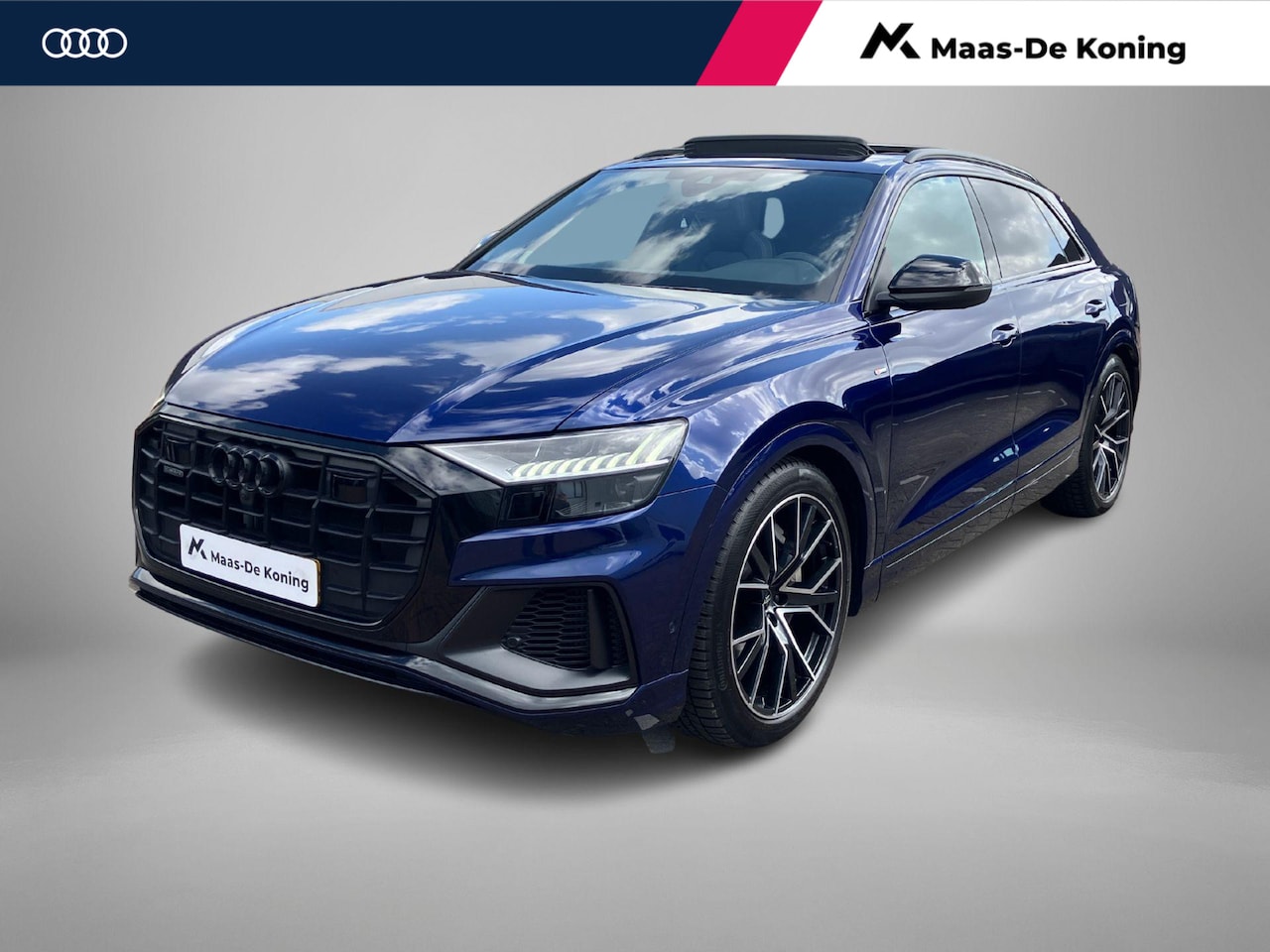 Audi Q8 - 55 TFSIe 280kW/381PK quattro Pro Line S · Panoramadak · Leder · 360°Camera + Parkeersensor - AutoWereld.nl