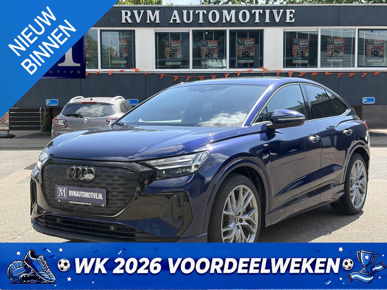 Audi Q4 Sportback e-tron - 45 S Edition 82 kWh S-LINE BINNEN + BUITEN VAN: 48.900,- VOOR: 44.877,- UW WKOORDEEL: 4.02 - AutoWereld.nl