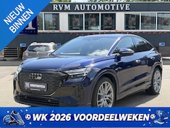 Audi Q4 Sportback e-tron - 45 S Edition 82 kWh S-LINE BINNEN + BUITEN VAN: 48.900, - VOOR: 44.877, - UW WKOORDEEL: 4.